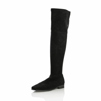 Span Thigh high boots MD20FW1076 -Black