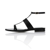 Strap Detail Flat Sandals-MD1099s Black